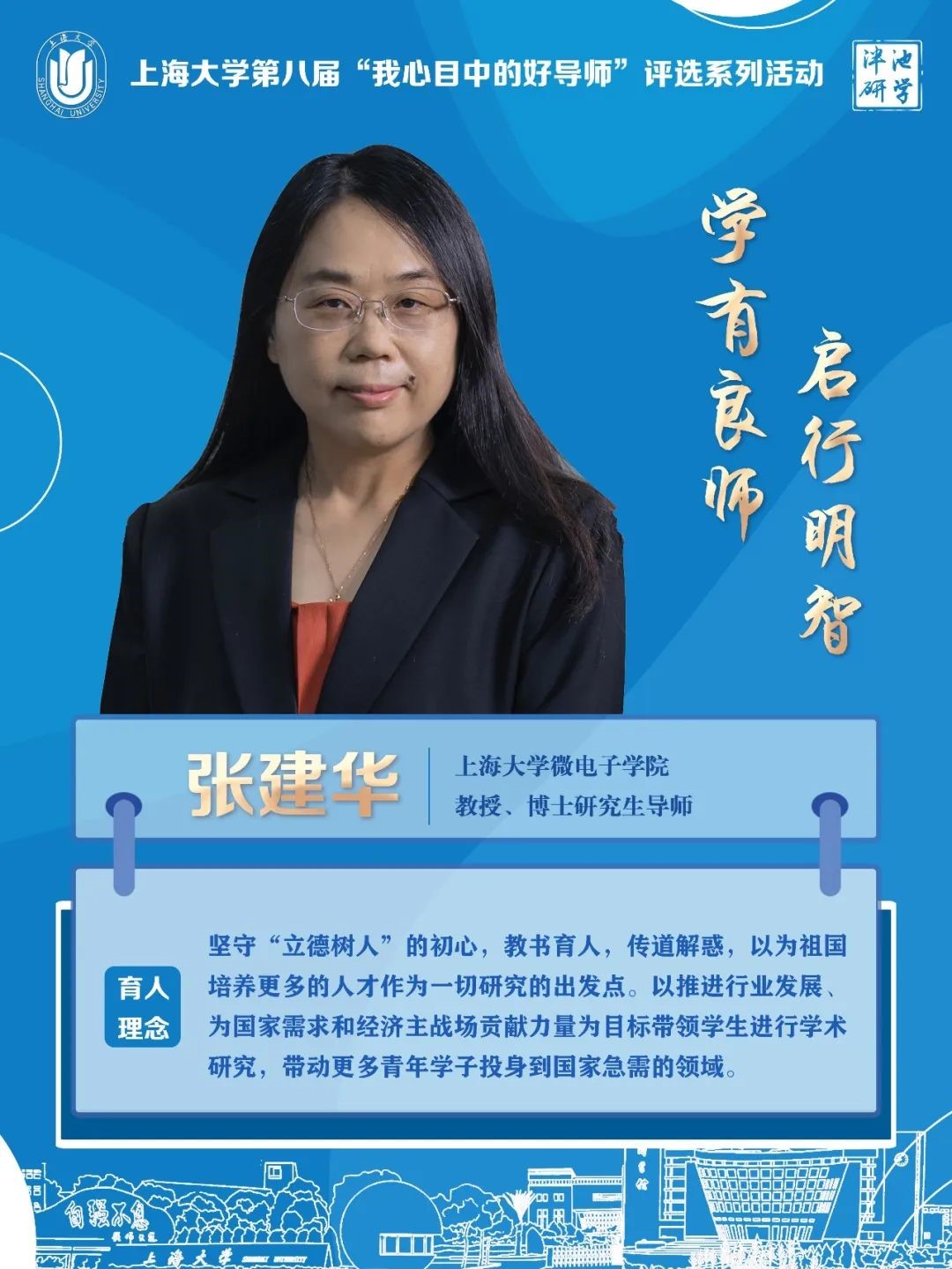 上海大学第八届“我心中的的好导师”,揭晓!-上海大学